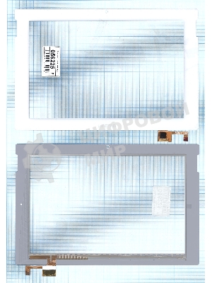 Сенсорное стекло (тачскрин) DY10118 (V4) белое