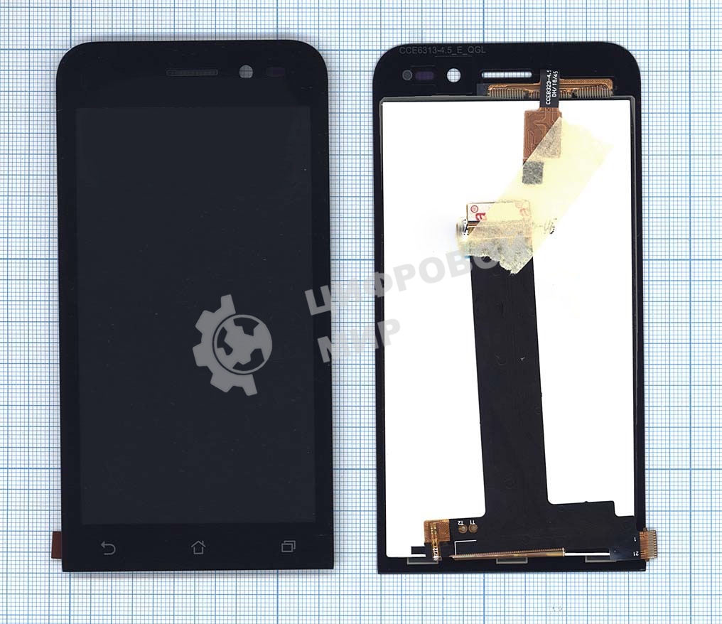 Дисплей для Asus ZenFone Go ZB450KL, черный