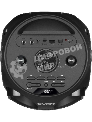 Колонка АС SVEN PS-750, черный (80 Вт, TWS, Bluetooth, FM, USB, microSD, LED-дисплей, 2х4400мА*ч)