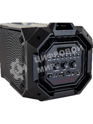 Колонка портативная Ural Молния Молния 600 черный 60W 2.0 BT/3.5Jack 3000mAh