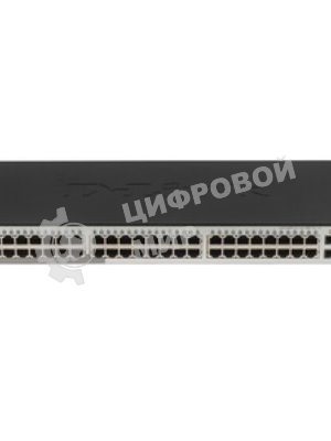 Коммутатор D-Link DGS-1210-52X/ME/C1A, 48×1 Гбит/с + 4×10 Гбит/с SFP+, управляемый