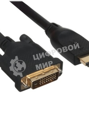 Кабель HDMI AM/DVI(24+1)M, 1.8м, CU, 1080P@60Hz, 2F, VCOM CG484GD-1.8M