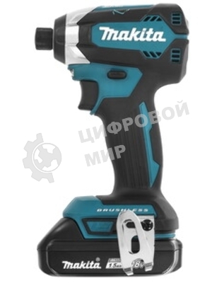 Дрель-шуруповерт Makita DTD153SY, 18 В, 1,5 Ач, 170 Нм, бесщеточный, ударный