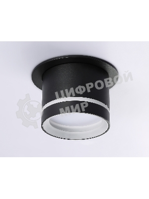 Светильник Ambrella light TA1432 SBK/FR черный песок/белый матовый GX53 D85*95
