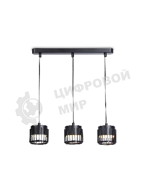 Светильник Ambrella light TN71175/3 BK черный GX53/3 400*100*1080