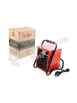 Тепловые пушки Ресанта ТЭП-2000 67/1/1 Тепловая электрическая пушкаквадратная, 220В, 650/1300/2000 Вт, 4,7 кг