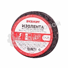 Изолента ХБ Rexant 15 х 0,35 мм, (ролик 10 м/100 г) (1-ПОЛ)