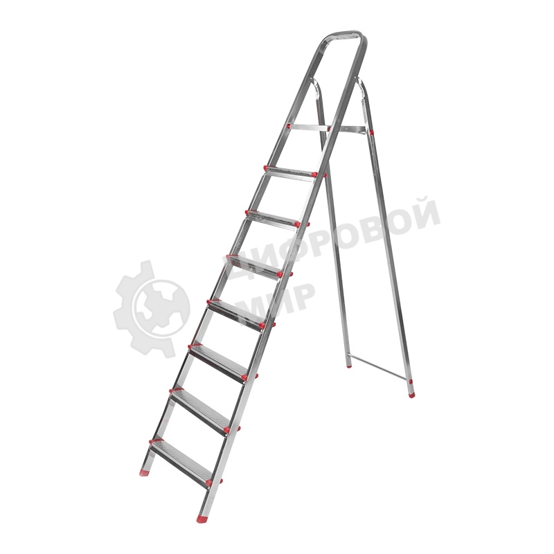 Стремянка металлическая Rexant 8 ступенек, усиленный профиль