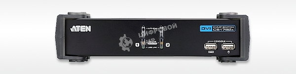 Переключатель электронный CUBIQ 2 PORT USB 2.0 DVI KVMP SWITCH