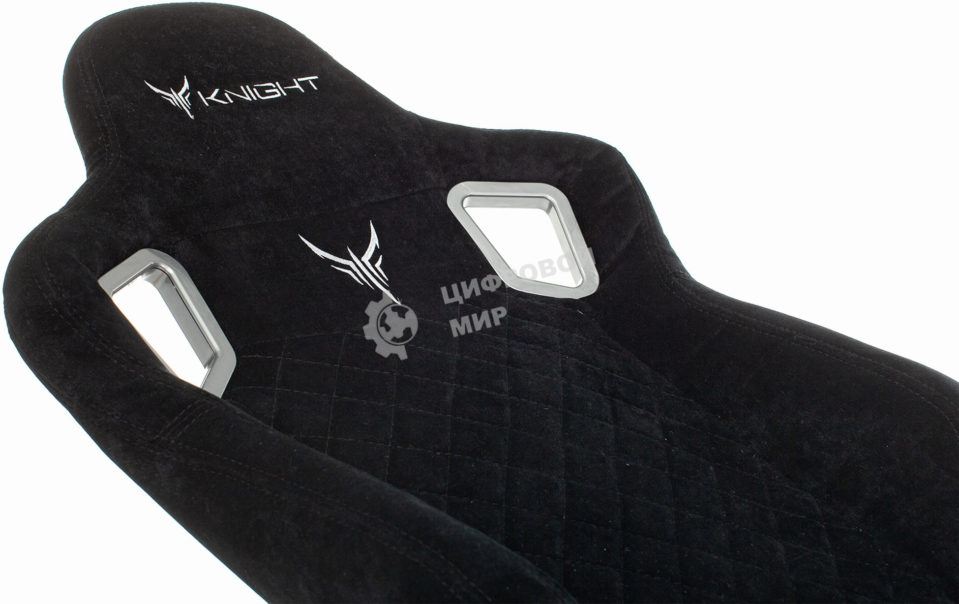 Кресло игровое Бюрократ Knight Outrider Light-20 черный с подголов. крестовина металл