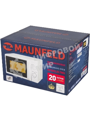 Микроволновая печь Maunfeld MFSMO.20.7WH белый, 20 л, 700 Вт, переключатели - поворотный механизм