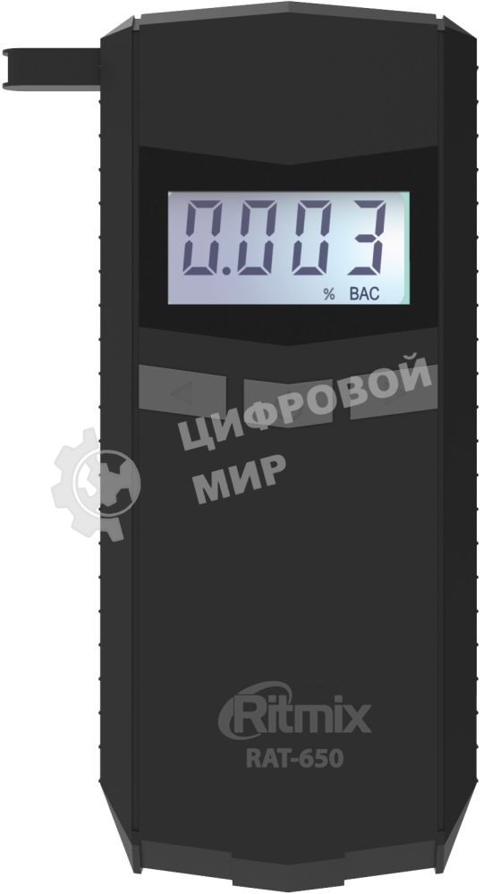 Алкотестер Ritmix RAT-650 электрохимический черный