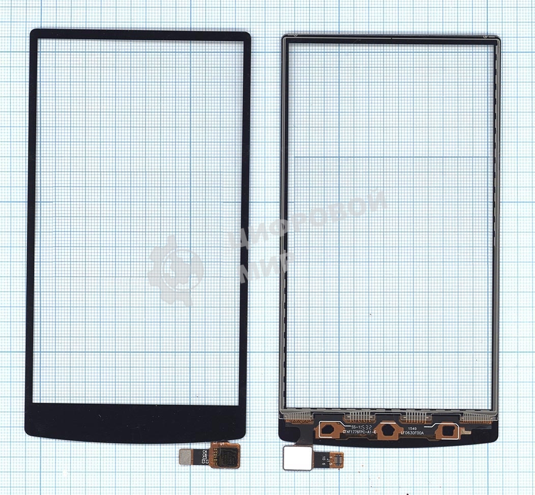 Сенсорное стекло (тачскрин) для OPPO N3, черное