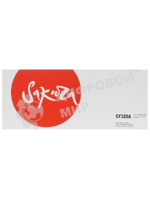 Картридж лазерный Sakura CF320X для HP Color LaserJet Enterprise M680dn, M680f, M680z, черный, 21 000 к.