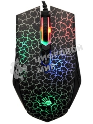 Мышь проводная A4Tech Bloody A70A черный, 6200 dpi, USB Type-A, кнопки - 8