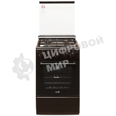 Плита газовая Cezaris ПГ 2150-09 коричневый, конфорок 4 шт, духовка 43 л, 50 см x 85 см x 50 см