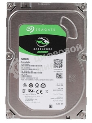 Жесткий диск HDD Seagate Barracuda 500Gb 7200 rpm SATA 6 Гбит/с, 32mb buffer