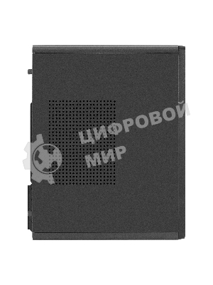 Корпус ExeGate BAA-503U2-UNS450, Mini-Tower, чёрный, 1 x 80/90 мм, БП 450 Вт