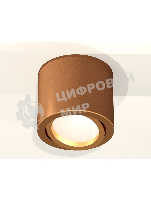 Светильник Ambrella Light XS7404001 SCF/PYG кофе песок/золото желтое полированное MR16 GU5.3 (C7404, N7004)