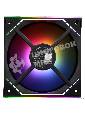 Кулер для корпуса Thermalright TL-M12R-S Reverse (124x120x25mm, 4-pin PWM, ARGB, 34.43CFM, 23.2dBA, 1500RPM, черный)