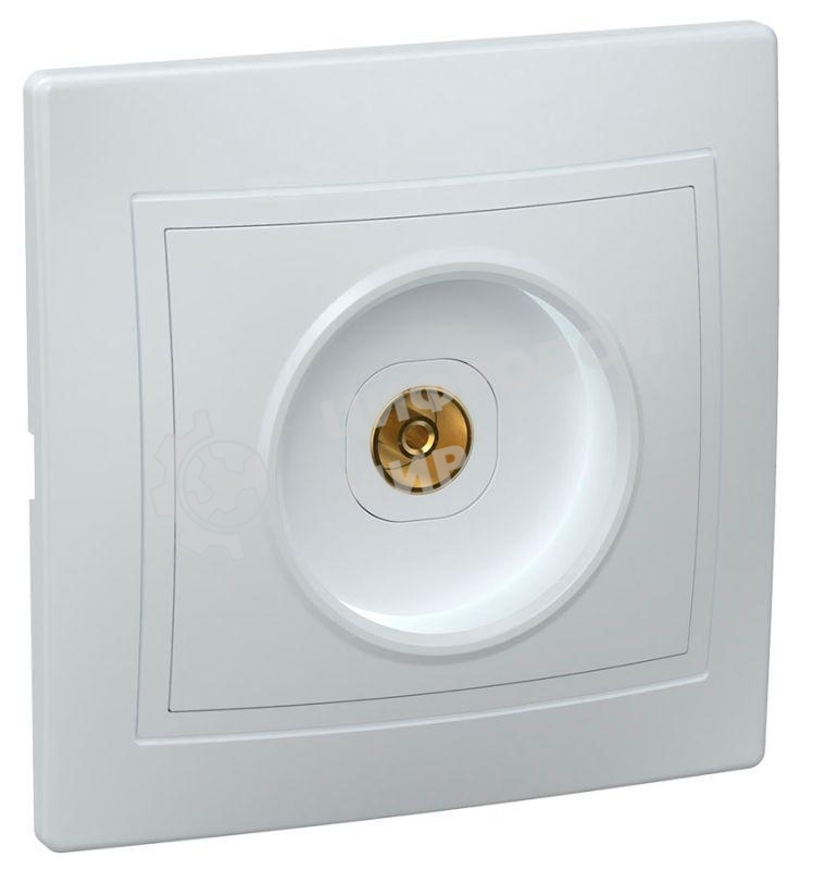 Розетка Iek EAK10-K01-DM РТВ10-КБ 1местн. телевиз. КВАРТА (белый)