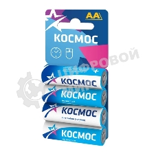 Элемент питания солевой R6 4хBL (блист.4шт) Космос KOCR64BL