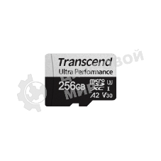 Флеш карта Transcend 256Gb UHS-I U3 мicroSD w/adapter A2 Ultra Performance R/W:160/125 Mb/s