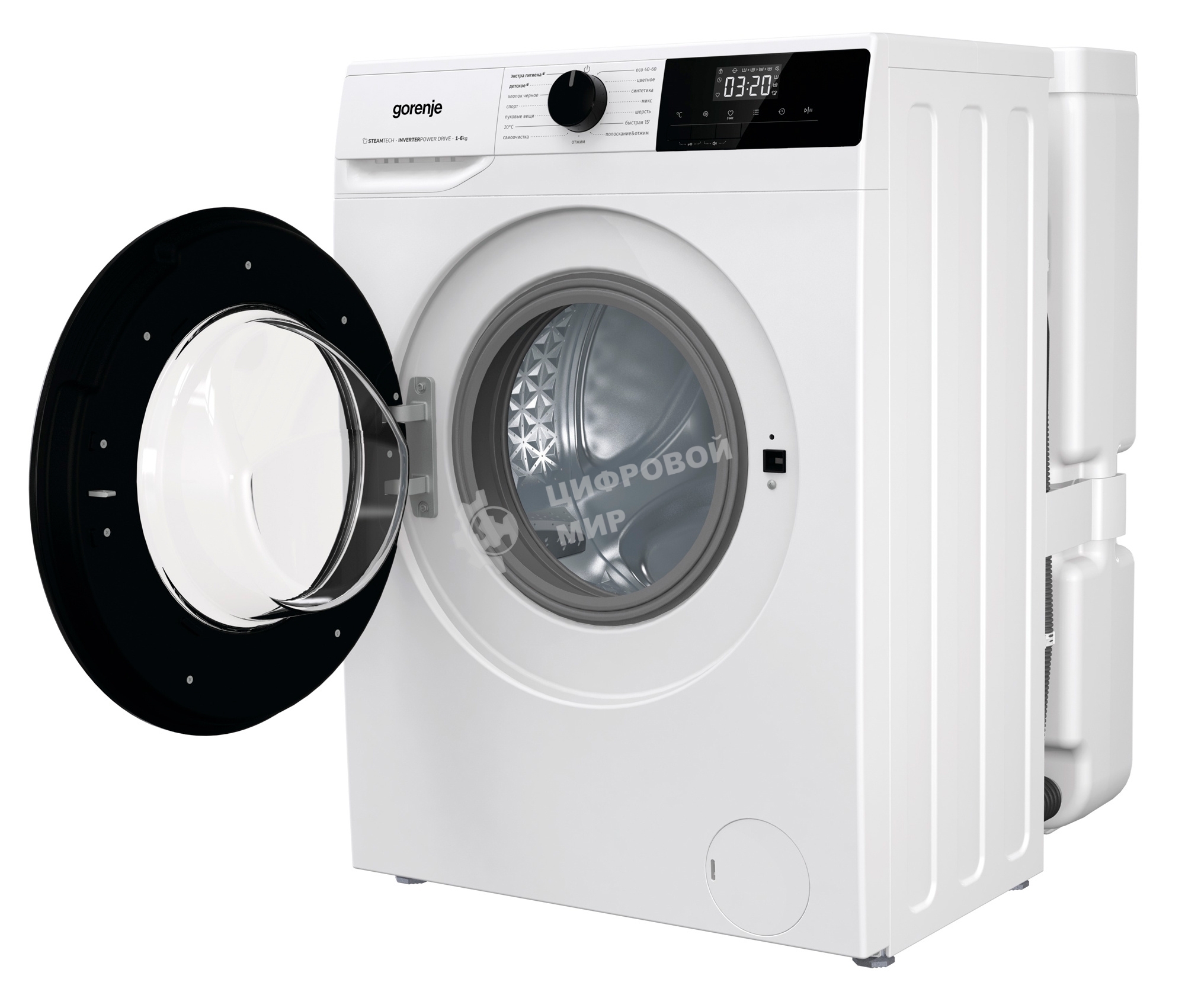 Стиральная машина Gorenje W1NHPI60SCSIRV белый загр. фронтальная макс.: 6 кг 1400об/мин класс: А