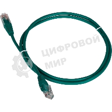 Патч-корд LANMASTER UTP TWT-45-45-5.0-GN вилка RJ-45-вилка RJ-45 cat.5е 5м зеленый ПВХ (уп.:1шт)