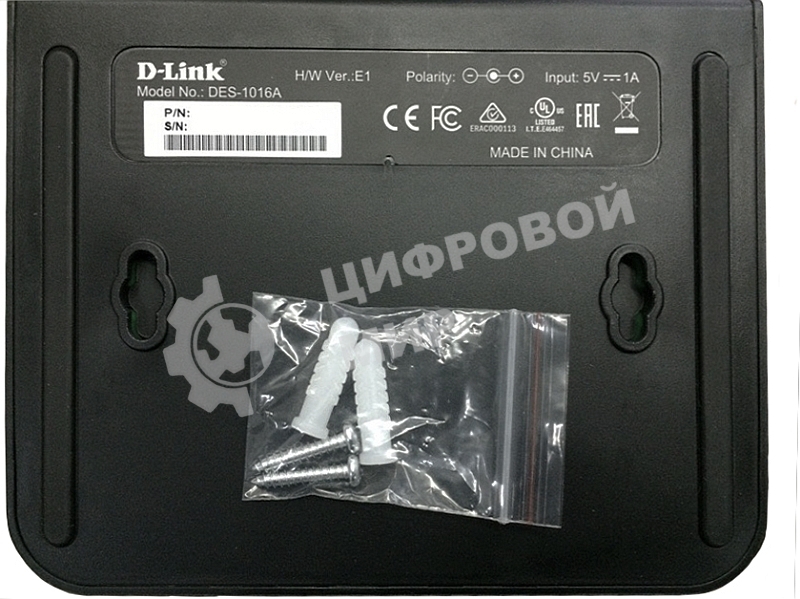 Коммутатор неуправляемый с 16 портами D-Link DES-1016A/E2A 10/100Base-TX и функцией энергосбережения