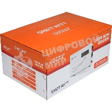 Настенный стабилизатор напряжения SMARTWATT AVR SLIM 1500RW (100W - 260W, 1500VA, 1.5 кВт, 50 Гц, розеток - 2, LED-диспл