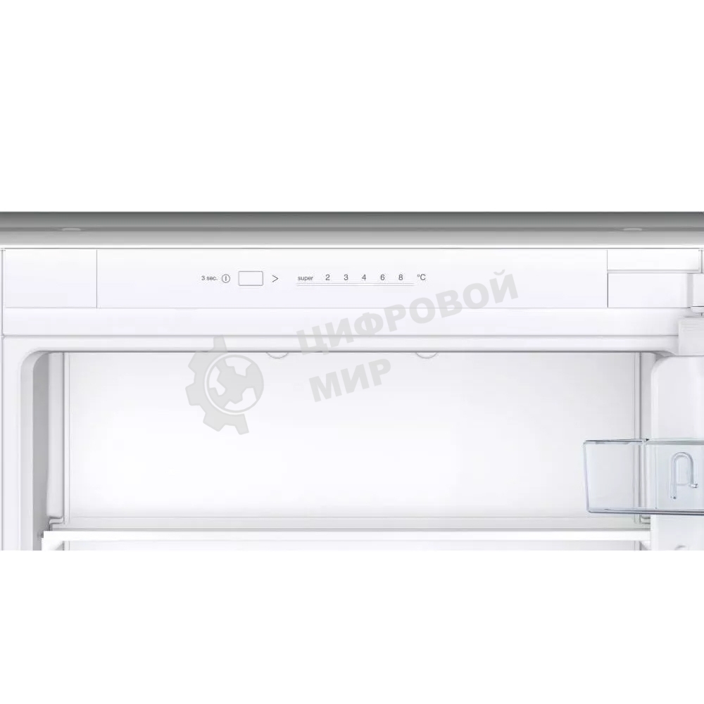 Встраиваемый холодильник Bosch Serie 2 KIV87NS306 белый двухкамерный 209/63л морозилка снизу