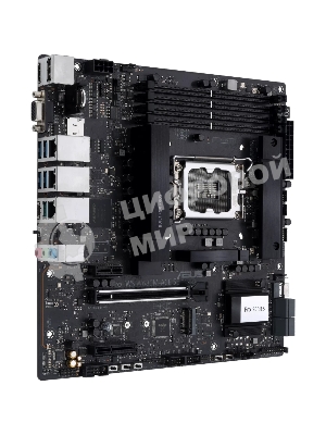 Материнская плата Asus PRO WS W680M-ACE SE, LGA1700, Intel W680, 4xDDR5, 8xSATA, 2xM.2, 1xPCIe 5.0 x16, 1xPCIe 3.0 x4, 1xPCIe 3.0 x1, 1xDP, 1xHDMI, 1xVGA, 3x2.5Gb LAN, 1xUSB-C 10Gbps, 1xUSB-A 10Gbps, 4xUSB-A 5Gbps, 3x3.5 мм, 7.1, mATX