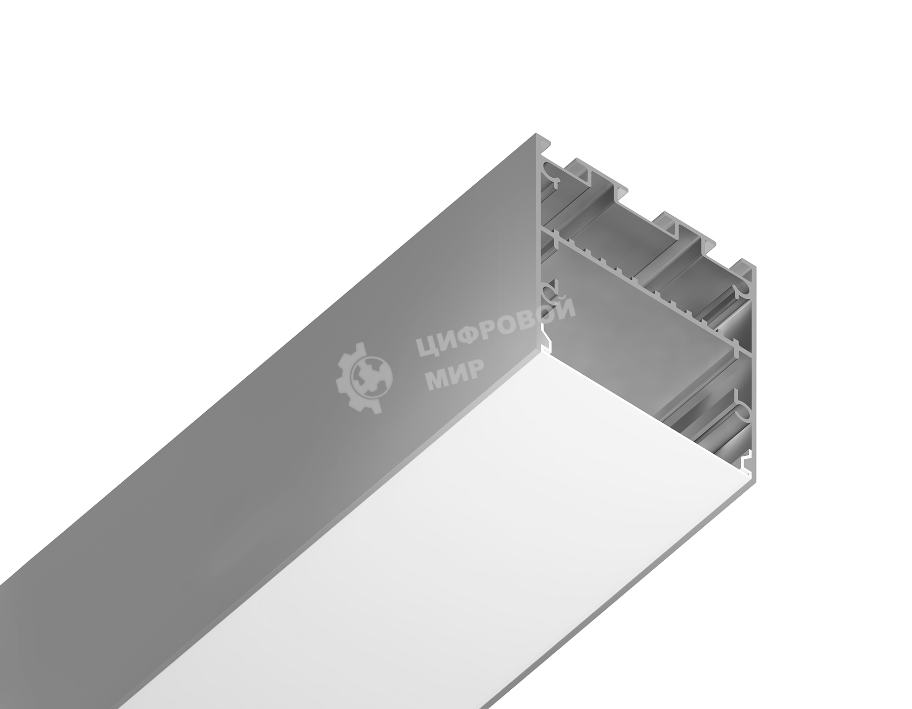 Алюминиевый профиль Ambrella light GP3050AL серебро 2000*42*45