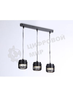 Светильник Ambrella light TN71175/3 BK черный GX53/3 400*100*1080