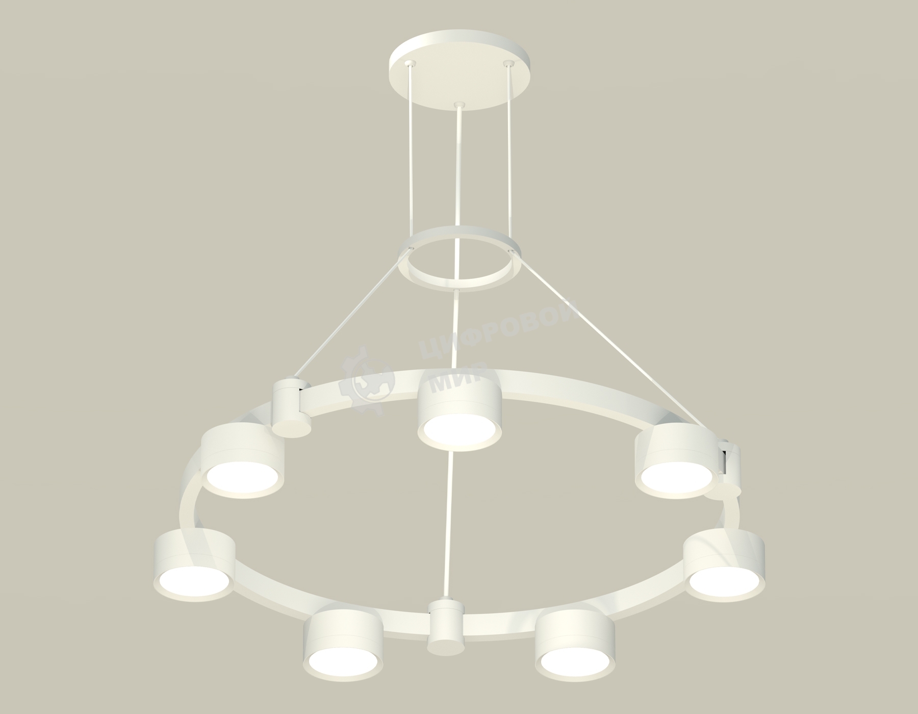 Светильник Ambrella light XR92031500/7 SWH белый песок GX53 (A9203, C9236, N8112)