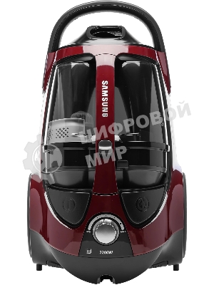 Пылесос Samsung VCC8837V3P/XEV фиолетовый, 430/2200 Вт, уборка сухая, пылесборник контейнер, 2 л
