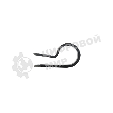 Кабельная скоба под винт Rexant 9 мм, черная, упаковка 50 шт.