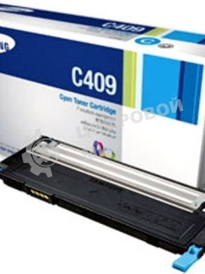 Картридж лазерный Samsung CLT-C409S/SU007A голубой для Samsung CLP-310/315/CLX-3170FN (1000 стр.)