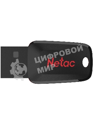 Флешка USB Netac U197 (NT03U197N-016G-20BK), 16Gb, USB 2.0, R/W 25/10, черный/красный