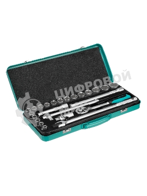Набор торцевых головок с трещоткой Stels 1/2