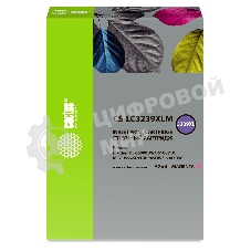 Картридж струйный Cactus CS-LC3239XLM пурпурный (52мл) для Brother HL-J6000DW/J6100DW