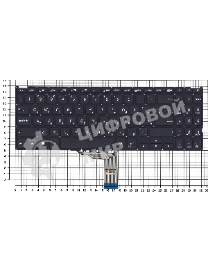 Клавиатура для ноутбука Asus Pro P3540, X545 черная