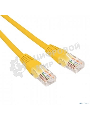 Патч-корд U/UTP Rexant cat.6, RJ45-RJ45, неэкранированный, 26AWG, LSZH, желтый, 0.3 м