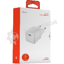 Сетевое зарядное устройство uBear WC20WH01-AD 20W 3A (PD+QC) USB-C универсальное белый