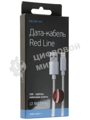 Кабель Redline Candy УТ000021991 Lightning (m) USB A(m) 1м розовый