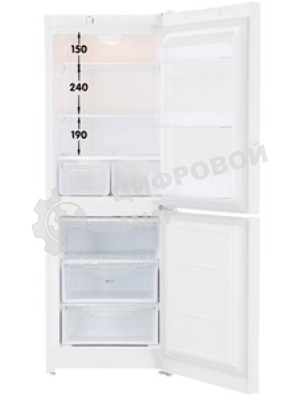 Холодильник Indesit DS 3160 G серый, двухкамерный, 182/87 л., морозилка снизу
