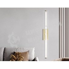 Настенный светодиодный светильник Ambrella light FL6114 GD золото 9W 3000K-6400K 410*45*80