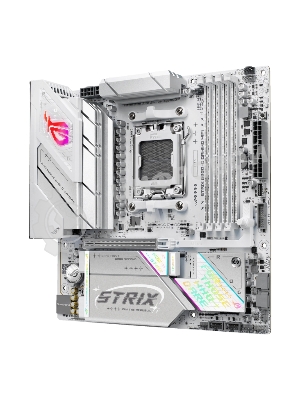 Материнская плата ASUS ROG STRIX B850-G GAMING WIFI, AM5, AMD B850, 4xDDR5, 2xSATA, 4xM.2, 1xPCIe 5.0 x16, DisplayPort, HDMI, 1x2.5Gb LAN, USB Type-C, Wi-Fi 7, Bluetooth, 2x3.5 мм, 7.1, microATX