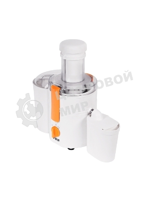 Соковыжималка Mystery MJE-1901 белый, центробежная, 900 Вт, 900 мл, механическое